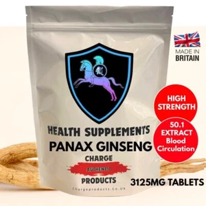 Ginseng 180 Tablets 3125mg | Korean Panax Ginseng High Strength 50.1 - Picture 1 of 6