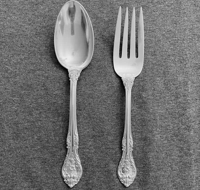 Juego de servir vintage GORHAM King Edward Sterling (cuchara y tenedor) Foto 1 de 4