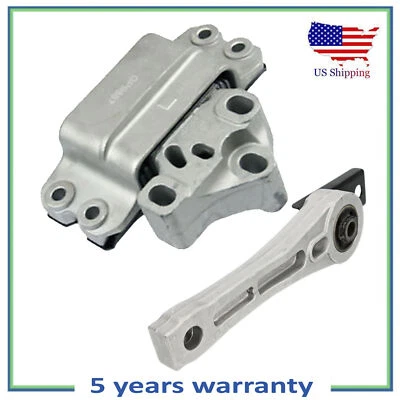 2PCS Manual Trans & Rear Torque Strut Mount For 2009-2016 Volkswagen Tiguan 2.0L - Image 1 of 4