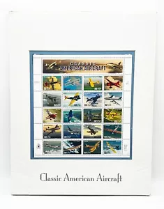Classic American Aircrafts, Sealed US Stamps Press Sheet, Matted Scott 3142 - Picture 1 of 6
