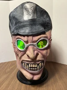 VTG 1995 RUBIES COSTUME CO INC Psycho Security Guard Halloween Mask RARE - Picture 1 of 11