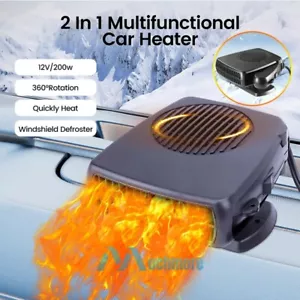 200W Portable Heater Heating Cooling Fan Defroster Demister for Car Truck 12Volt - Picture 1 of 20