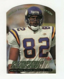 2000 FLEER ULTRA FOOTBALL GOLD MEDALLION - ANDREW GLOVER MINNESOTA VIKINGS #217 - Picture 1 of 5