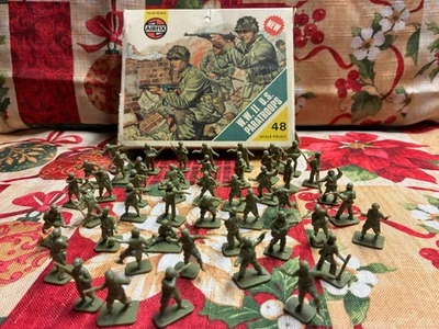 Airfix Segunda Guerra Mundial EE. UU. Paracaidistas Escala HO-OO MODELO FERROCARRIL FERROCARRIL Tren Reino Unido con Caja Foto 1 de 4