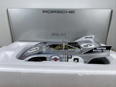Martini Porsche 908 Nurburgring 1971 exclusivo de concesionario 1/18 AUTOart WAP02100318! Foto 1 de 4