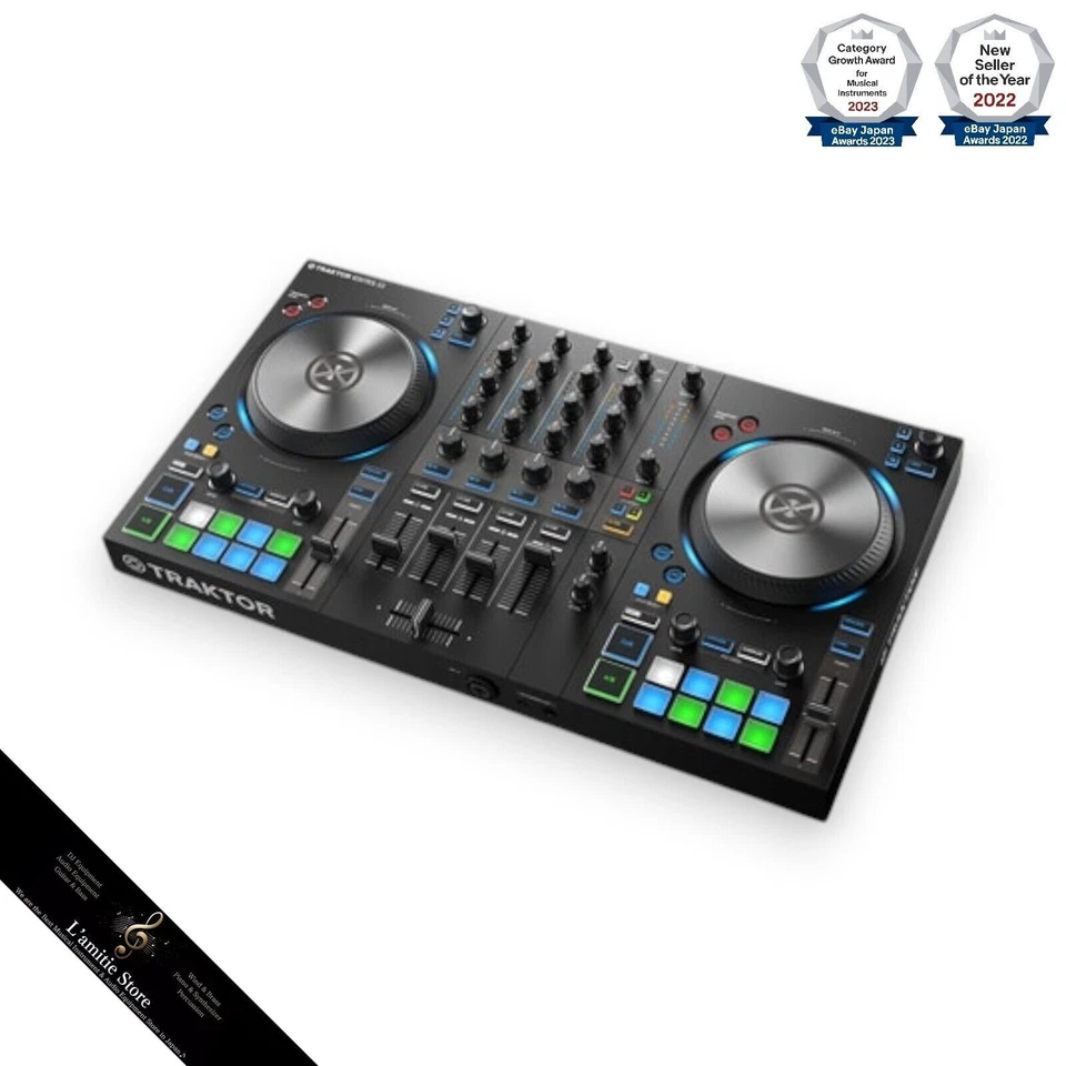 Native Instruments TRAKTOR KONTROL S3 4-Kanal DJ-Controller Japan Schwarz 3,2kg - Bild 1 von 4