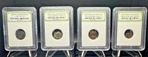 Ancient & Medieval Coin Gift Set 🏛️⚔️ INB Certified Slabbed 4‑Pack – Historic - Picture 1 of 8