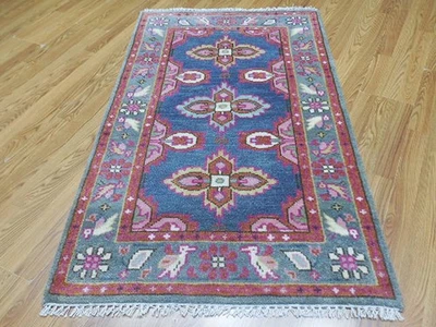 Alfombra bohemia, alfombra turca Oushak Ushak, alfombra de diseño contemporáneo 3x5 pies Foto 1 de 4