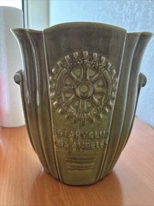 Maceta Bauer Pottery Green Rotary Club Los Angeles - Imagen 1 de 7