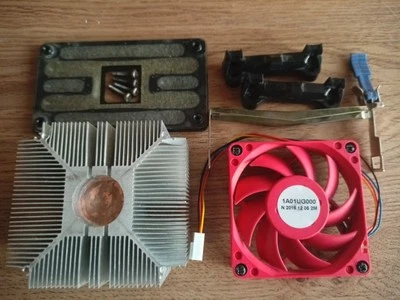 1A01UG000 AMD Copper CPU Cooler Fan FM2+ FM1 AM3+ AM3 AM2+ AM2 - Image 1 of 3