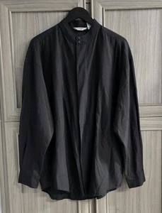 Pavo By Lastrada Mens LS Button Up Shirt Black Large - Picture 1 of 12