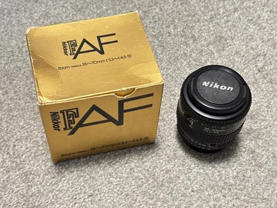 Nikon Nikkor F 35-70mm AF Lens  f/3.3-4.5 - Image 1 of 2