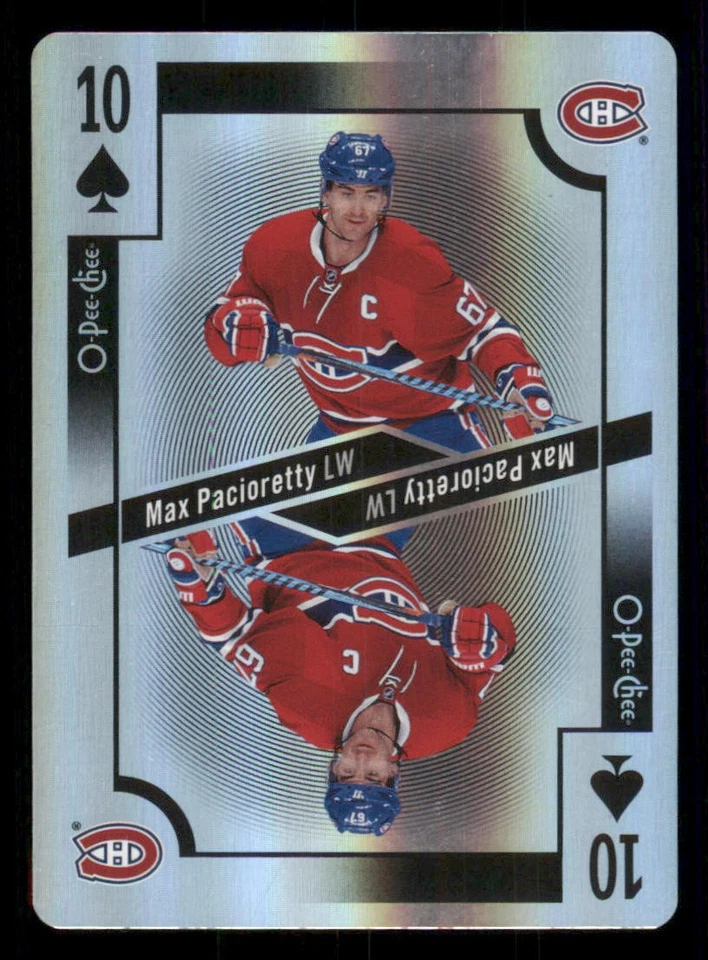 2017-18 O-Pee-Chee Playing Cards Foil #10S Max Pacioretty - Image 1 of 2