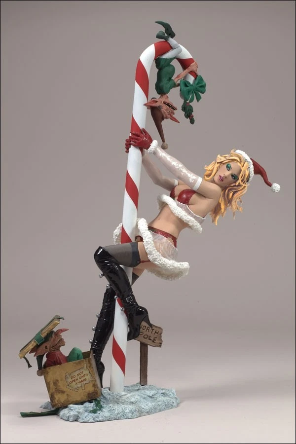 Figura de Navidad McFarlane’s Twisted X-Mas Mrs. Claus Variante Rubia 1/4K SELLADA Foto 1 de 4