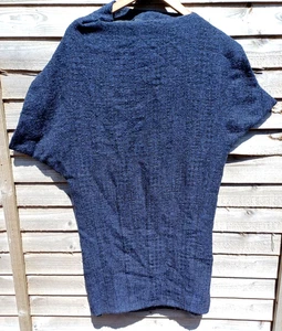 Nicole Farhi Navy Wool Bland Dress UK Size 6 Designer Smart Classic - Picture 1 of 10