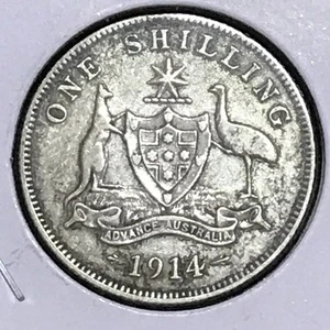 Australia Shilling KM 26 VF 1914 - Bild 1 von 2