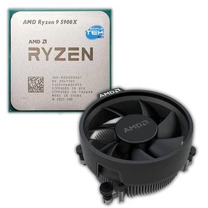 AMD Ryzen 9 5900X AM4 4.80GHz Processor CPU With Cooler 12C/24T - Picture 1 of 6