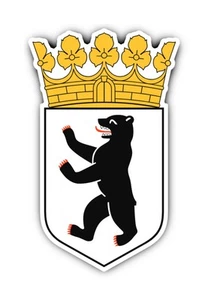 Wappen - Deutschland - Berlin - DE - BE - für Auto, Laptop und mehr - Bild 1 von 29