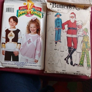 2 children's sewing patterns - Power Rangers and fancy dress - Picture 1 of 2