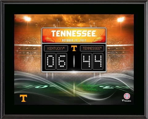 Tennessee Volunteers 10.5" x 13" 2022 Win vs Kentucky Wildcats Plaque Cover
