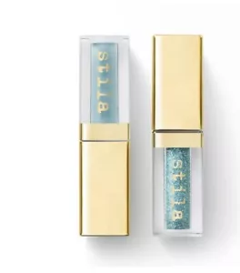 Nuovo con scatola Stila Double Dip Scamosciato Ombra e Glitter & Glow Liquid Eye Shadow Wave - Foto 1 di 7
