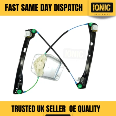 VW Golf MK5 Jetta 2004–2009 Front Left Passenger Window Regulator With Panel - Image 1 of 4