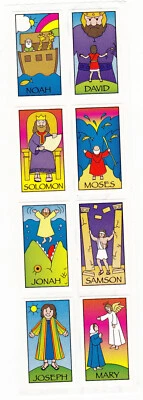 Sandylion Vintage very rare RELIGIOUS Scrapbooking Craft Stickers J42 - Saints - Image 1 of 3