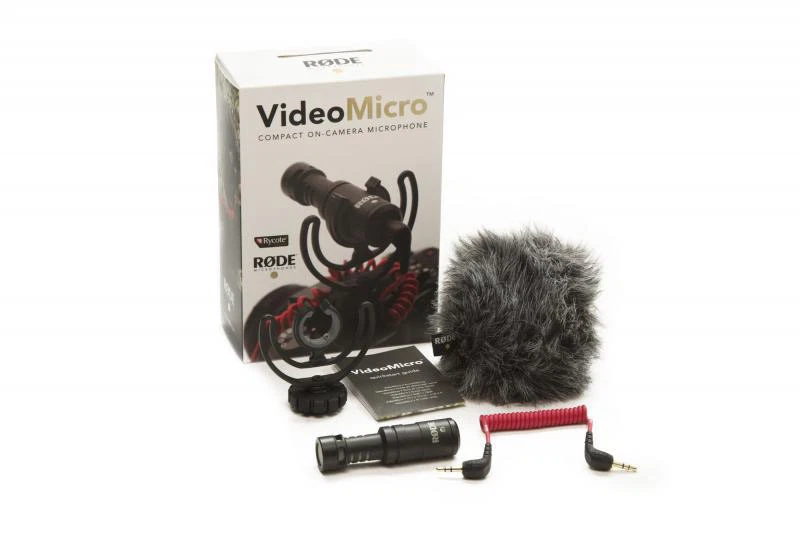 Rode VideoMicro Compact On-Camera Microphone with Rycote Lyre Shock Mount