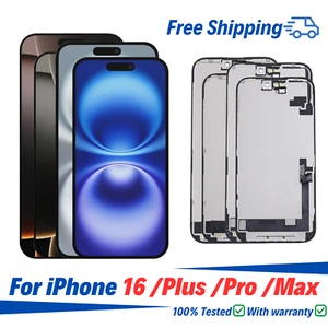 For Apple iPhone 16/Plus/Pro/Max OLED LCD Display TouchScreen Replacement Lot - Picture 1 of 31