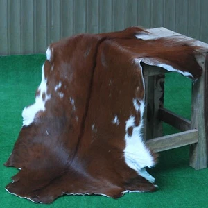 Premium Dark Brown Goat Hide Rug – Natural Hair-On Leather, Stylish & Versatile - Picture 1 of 10