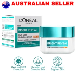 L'Oreal Paris Bright Reveal Dark Spot Hydrating Cream SPF15 Protects 50ml - Picture 1 of 7
