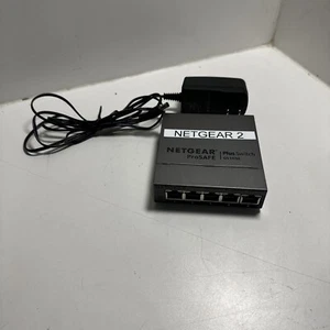 NetGear ProSafe Plus - 5 portów zewnętrzny przełącznik Ethernet - świetny stan - Zdjęcie 1 z 8