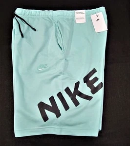 DQ2208-382 New with Tag Nike Sportswear Club Graphic Fleece Terry Cotton Shorts - Picture 1 of 4