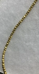 3.5 mm vermeil sterling silver nugget beads - Picture 1 of 3