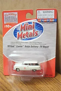 Ford Courier Classic Metal Works Mini Metals '53 Sedán Entrega - Reparación de TV - Imagen 1 de 2