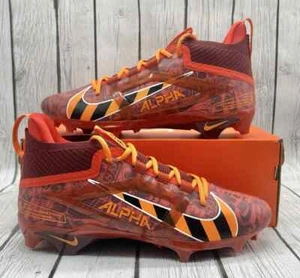 Men's Size 9.5 - Nike Alpha Menace 4 Elite NRG Pecante Red FQ4046 600 - Picture 1 of 7