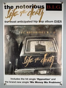 The Notorious Big Poster Original Vintage Life After Death Album Promo 1997 #1 - Picture 1 of 12