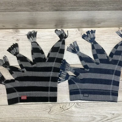 2 Gap детский серый и темно-синий/черный Шут/Mohawk шляпа S/M унисекс сноуборда - Изображение 1 из 4