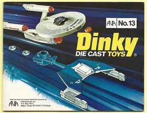 1977 Meccano DINKY Die Cast Toys Catalog No.13 Star Trek,UFO,Space 1999,Thunderb - Picture 1 of 7