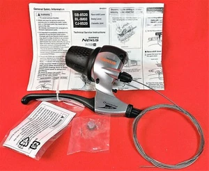 Brand New! Shimano Nexus Gazelle SB-8S20 Bicycle R/H Brake/Shifter 8 Speed! - Picture 1 of 6