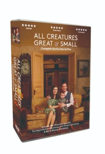All Creatures Great and Small Season 1-5 (DVD 10-Disc ) New Box Set *English - Afbeelding 1 van 2