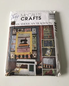 McCalls Crafts 3277 An American Tradition Sewing Room Accessories 2001 Cut - Picture 1 of 4