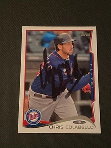 Chris Colabello Signed 2014 Topps Update Series Card Auto Twins Autograph COA - Picture 1 of 1