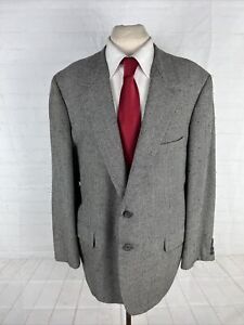 Tom James Men's Grey Textured Blazer 46R $1,298