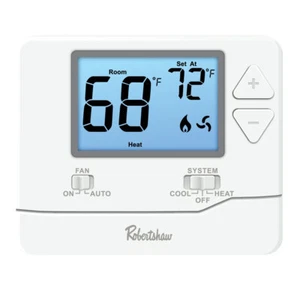 Termostato de pared digital no programable Robertshaw RS8110, 1H/1C - Imagen 1 de 1