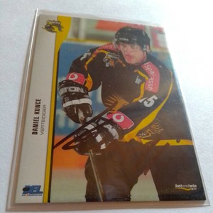 DEL Trading Card Krefeld Penguins 2005/06 Signed Daniel Kunce