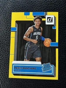 2022-23 Panini Donruss - Rated Rookie Yellow Flood #201 Paolo Banchero (RC) - Bild 1 von 2