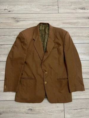 Blazer Hombre Missoni Umo Lana Marrón Camel Vintage L-XL Dos Botones Foto 1 de 4