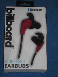 Billboard BB711 Bluetooth Wireless Earbuds, Red - Picture 1 of 2