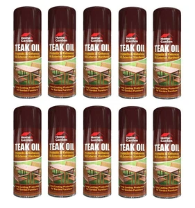 Teak Oil Spray 400ml Home & Garden Furniture Hardwood Decking Protection Care UK - Picture 1 of 9